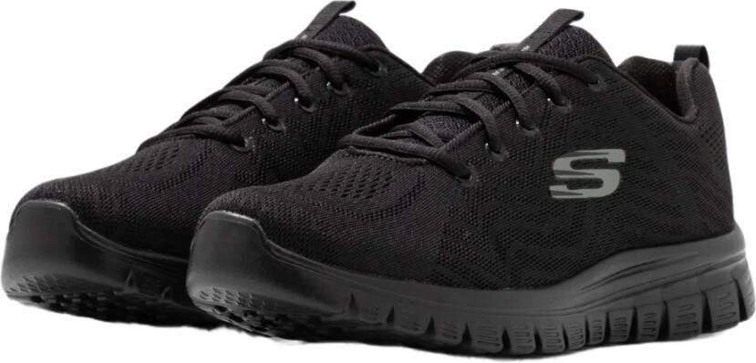 Skechers Graceful-Get Connect Sneakers Black Dames