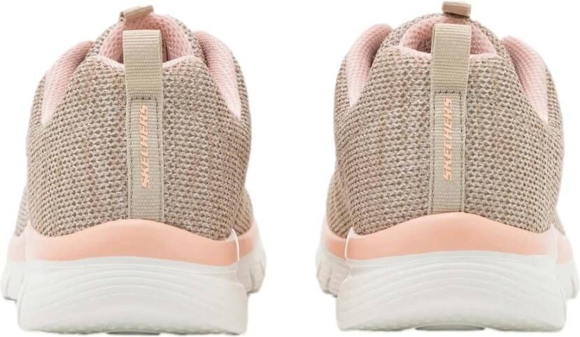 Skechers Graceful-Twisted Fortune Sneakers Beige Dames