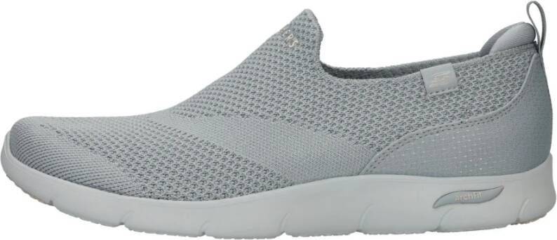 Skechers Grijze Arch Fit Refine Iris Vegan Instapper Gray Dames