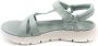 Skechers Groene Sandalen met Stoffen Voering Green Dames - Thumbnail 5