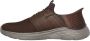 Skechers Bruine Slip-On Vegan Sneakers met Arch Support Brown Heren - Thumbnail 11
