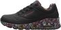 Skechers Sneakers met sleehak UNO-LOVING LOVE Vrijetijdsschoen lage schoen veterschoen met coole graffiti-print - Thumbnail 18