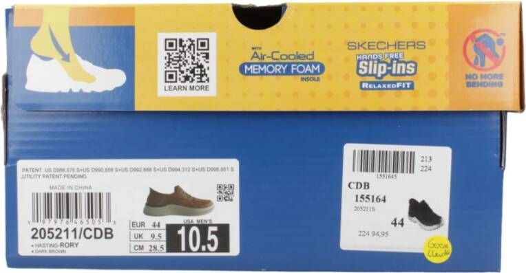 Skechers Hasting Rory Sneakers Brown Heren