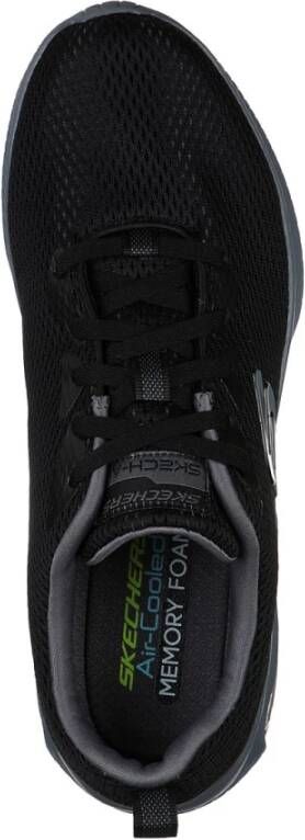 Skechers Heren Sportschoenen Air Cooled Memory Foam Black Heren