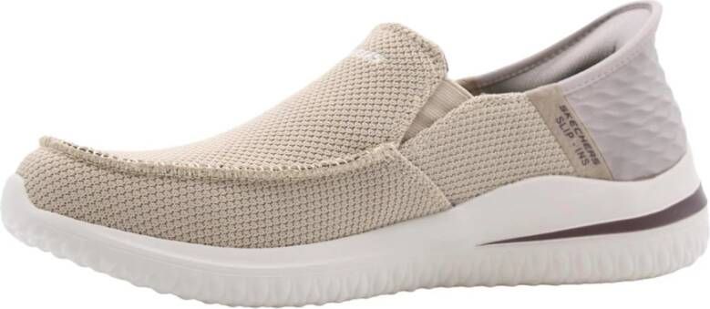 Skechers Stijlvolle Inverigo Loafers Beige Heren
