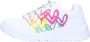 Skechers Uno Lite Love Brights Sneakers Wit Multicolour - Thumbnail 11