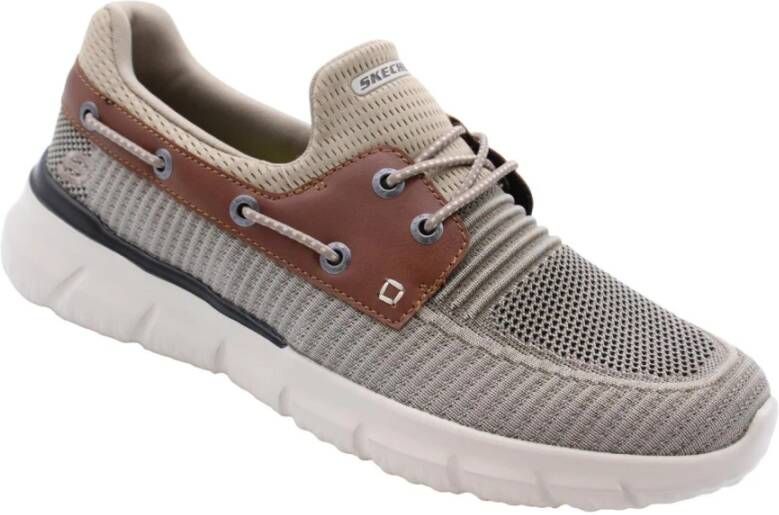 Skechers Klassieke Saki Mocassin Schoenen Gray Heren