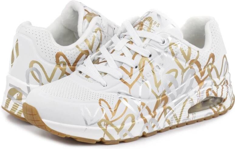 Skechers Kleurrijk Hart Design Sneaker Multicolor Dames