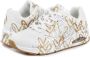 Skechers Sneakers UNO METALLIC LOVE Vrijetijdsschoen lage schoen veterschoen met trendy metallic-print - Thumbnail 8