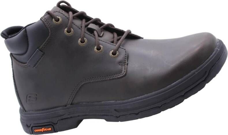 Skechers Gomar Veterschoenen Bruin Heren