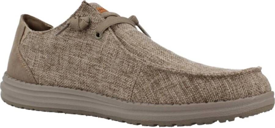 Skechers Laced Shoes Gray Heren