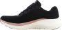 Skechers Glowing Arch Fit Sneakers Black Dames - Thumbnail 14