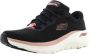 Skechers Glowing Arch Fit Sneakers Black Dames - Thumbnail 17