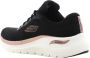 Skechers Glowing Arch Fit Sneakers Black Dames - Thumbnail 18