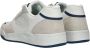 Skechers Lage Lifestyle Veterschoen met Blauwe Accenten White Heren - Thumbnail 9