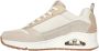 Skechers Uno 2 Much Fun Sneakers Dames Beige - Thumbnail 4