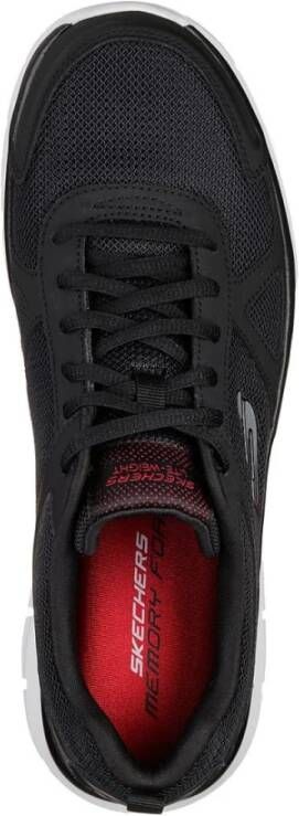 Skechers Lichtgewicht Trainingsschoenen met Memory Foam Black Heren
