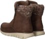 Skechers Lovely Collab Vegan Gebreide Enkellaars Brown Dames - Thumbnail 13
