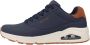 Skechers Sneakers UNO-SUITED ON AIR freizeitschoen lage schoen veterschoen met modieuze sleehak - Thumbnail 5