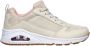 Skechers Air Fabric Lace Trainers Beige Dames - Thumbnail 4