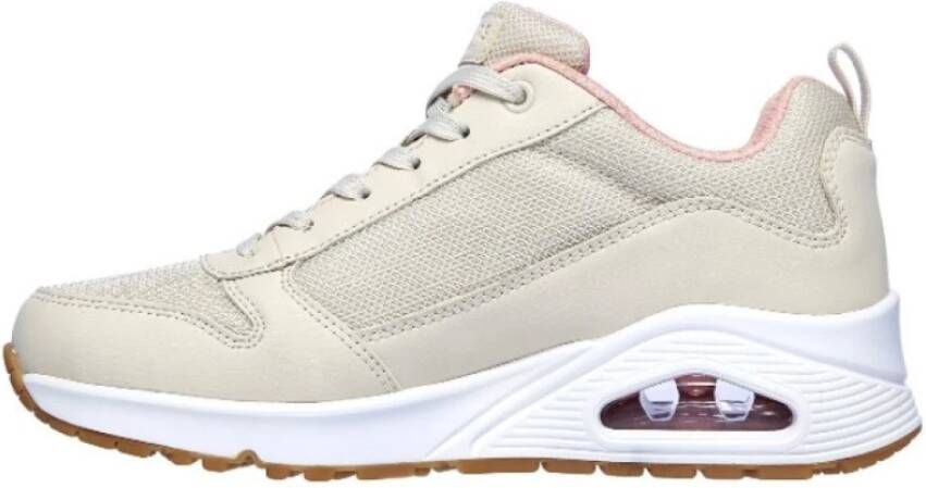 Skechers Air Fabric Lace Trainers Beige Dames