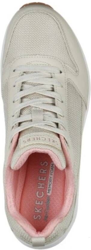 Skechers Air Fabric Lace Trainers Beige Dames