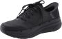 Skechers Slip-ins Max Cushioning Premier 2.0 Heren Veterschoenen Zwart - Thumbnail 3