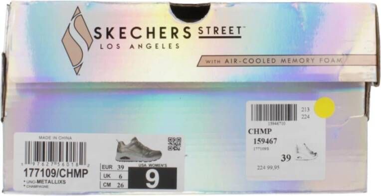 Skechers Metallic Sneakers voor een stijlvolle look