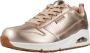 Skechers -Dames -Sneaker- Uno-Metallixs- Rosegold-177109 RSGD - Thumbnail 4