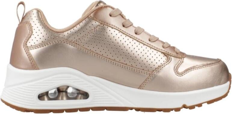 Skechers Metallic Sneakers voor Mannen en Vrouwen Green Dames