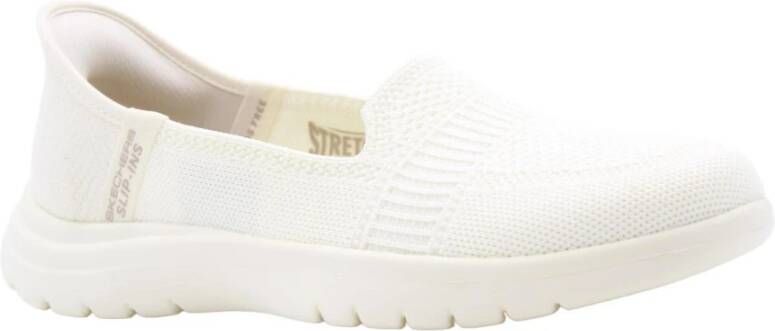 Skechers Sportieve Moccasin Sneakers White Dames