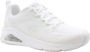 Skechers Tres-Air Uno Glit-Airy Dames Sneakers Wit - Thumbnail 2