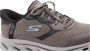 Skechers Go Walk Glide-Step 2.0 Zac Heren Instappers Bruin - Thumbnail 14
