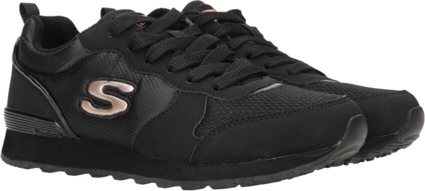 Skechers Sportieve Mesh Sneaker met Air-cooled Memory Foam Zwart Dames