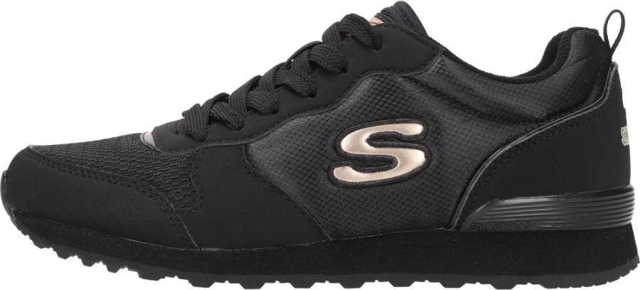 Skechers Sportieve Mesh Sneaker met Air-cooled Memory Foam Zwart Dames