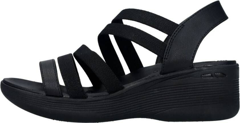 Skechers Pier Lite All you sandaal Zwart Dames