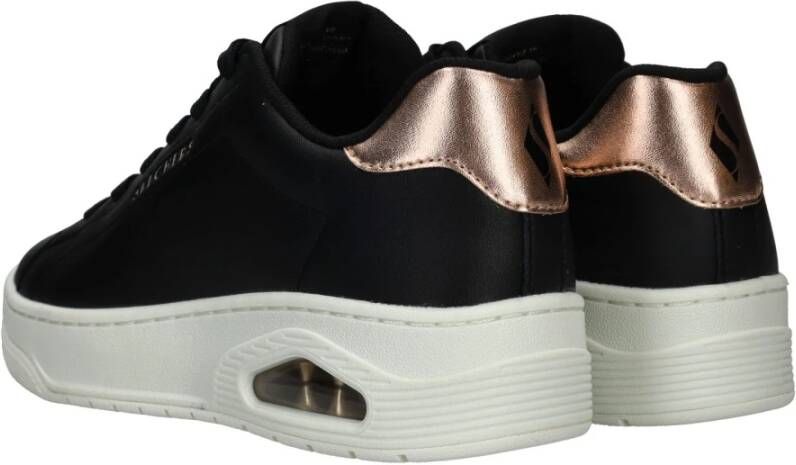 Skechers Platform Sneaker met Air-Cooled Memoryfoam Black Heren