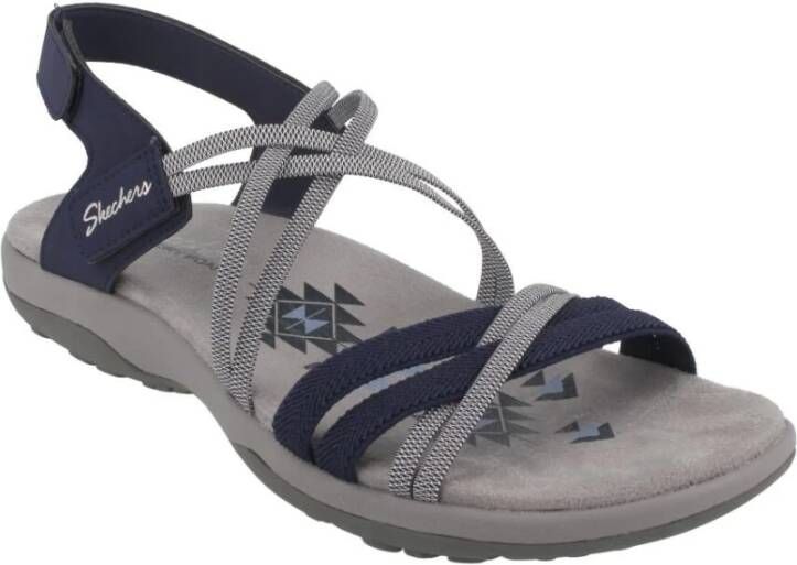 Skechers Platte sandalen Blauw Dames