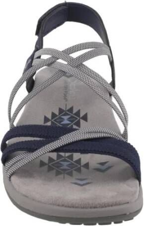 Skechers Platte sandalen Blauw Dames