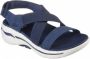 Skechers Go Walk Arch Fit Sandalen Dames Blauw - Thumbnail 5