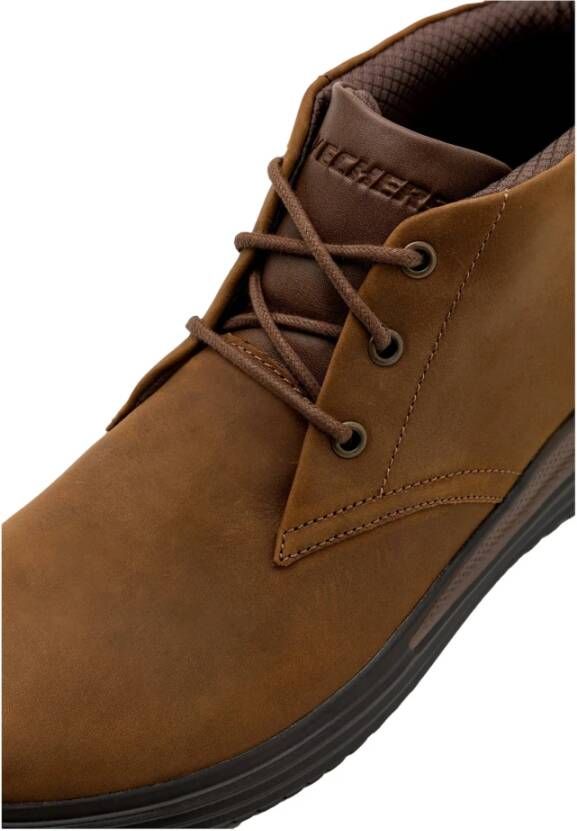 Skechers Proven Yermo Enkellaarzen Brown Heren