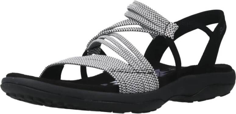 Skechers Slim Reggae Platte Sandalen Purple Dames