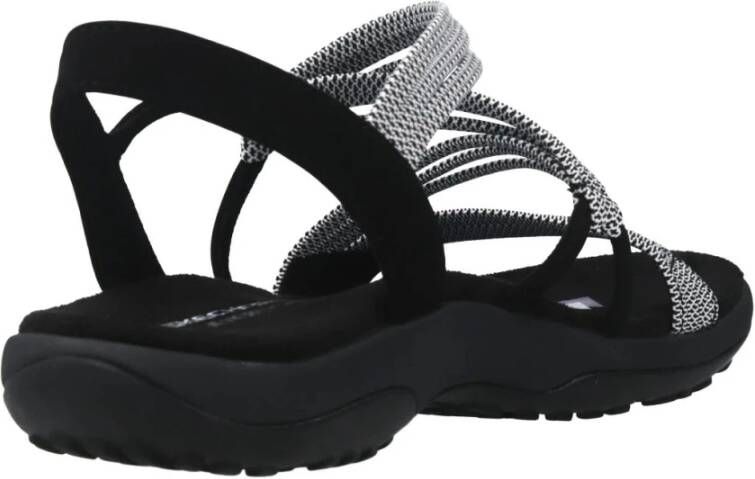 Skechers Slim Reggae Platte Sandalen Purple Dames