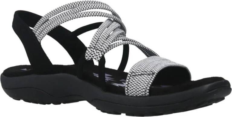 Skechers Slim Reggae Platte Sandalen Purple Dames