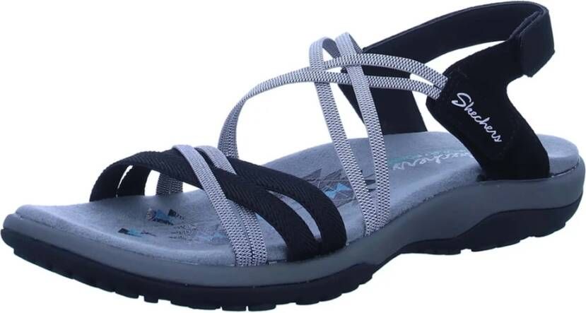 Skechers Reggae Slim-Takes Tw Sandals Blue Dames