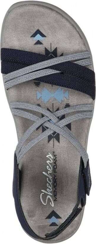 Skechers Reggae Slim-Takes Two Sandals Gray Dames