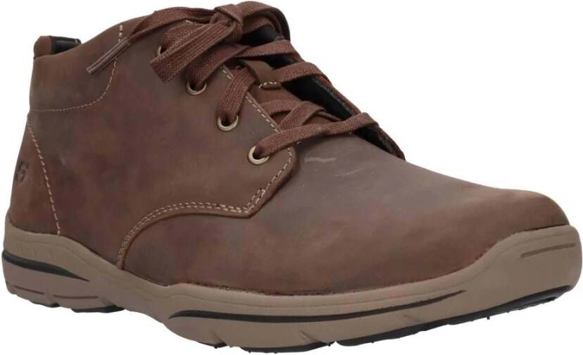 Skechers Relaxed Fit: Harper Melden Sneakers Brown Heren