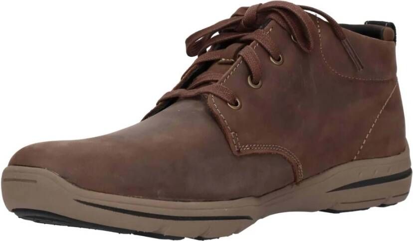 Skechers Relaxed Fit: Harper Melden Sneakers Brown Heren