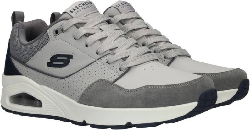 Skechers Retro One Sneaker met Air-Cooled Memoryfoam Gray Dames