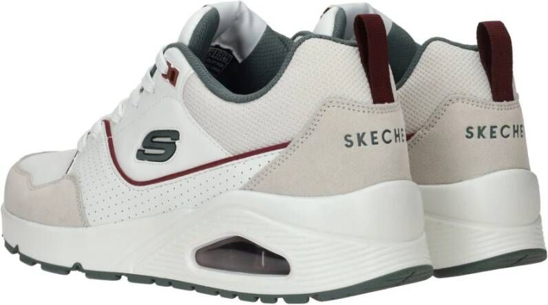 Skechers Retro One Sneaker met Air-Cooled Memoryfoam White Heren